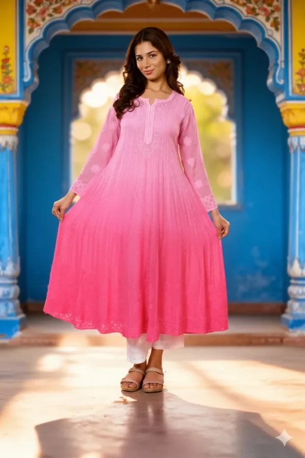 Georgette Anarkali